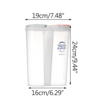 Kitchen Storage Box Food Storage Box Kitchen Supplies Grain Storage Tank Moisture-Proof Sealed Cans Transparent Organizers