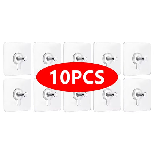 Strong Adhesive Wall Hook without Piercing Picture Hanger Self-Adhesive Wall Hangers without Holes for Frame Poster Photo Clock
